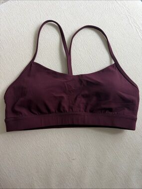 Lululemon Flow Y Bra Maroon